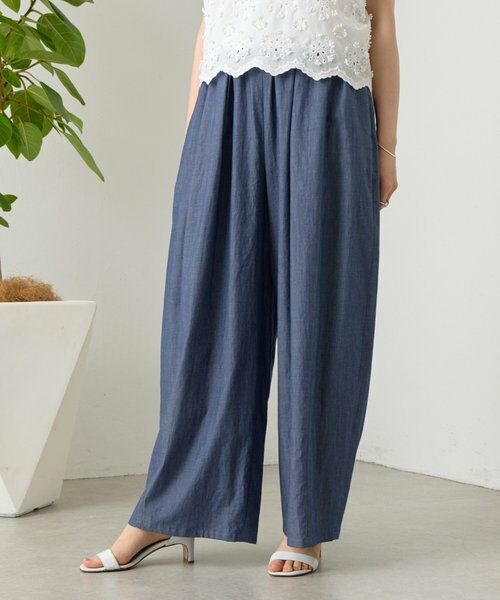 BEARDSLEY / ビアズリー その他パンツ | 《6/13(土)12：00予約開始》ライトデニムバレルパンツ（インディゴブルー）