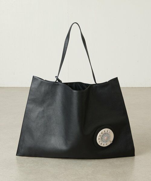 BEARDSLEY / ビアズリー トートバッグ | 《LA TILDE》レザートートバッグ（ブラック）