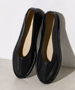 BEARDSLEY / ビアズリー シューズ | 《CORSO ROMA 9》レザーフラットシューズ
