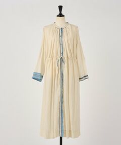 BEARDSLEY / ビアズリー ロング・マキシ丈ワンピース | 《INJIRI》シャーリングコットンワンピース