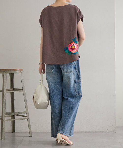 BEARDSLEY / ビアズリー シャツ・ブラウス | ワンポイント刺繍マルブラウス | 詳細26