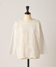 BEARDSLEY / ビアズリー カットソー | ツブツブフロント刺繍カットソー