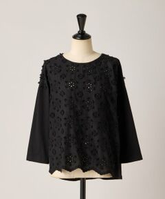 BEARDSLEY / ビアズリー カットソー | ツブツブフロント刺繍カットソー