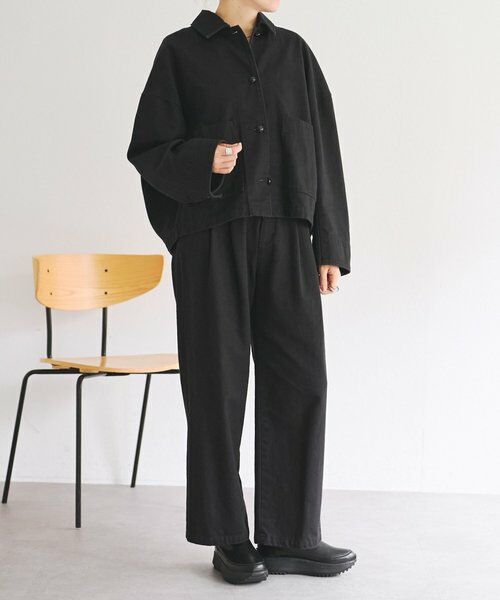 BEARDSLEY / ビアズリー その他パンツ | コットンタックパンツ【セットアップ】 | 詳細1
