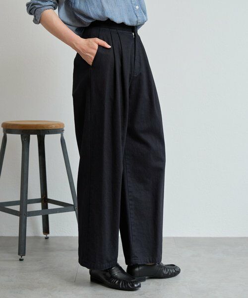 BEARDSLEY / ビアズリー その他パンツ | コットンタックパンツ【セットアップ】 | 詳細8