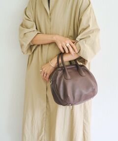 BEARDSLEY / ビアズリー トートバッグ | ラウンドミニボストンバッグ《本革》