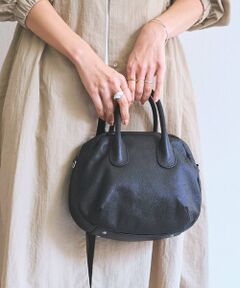 BEARDSLEY / ビアズリー トートバッグ | ラウンドミニボストンバッグ《本革》
