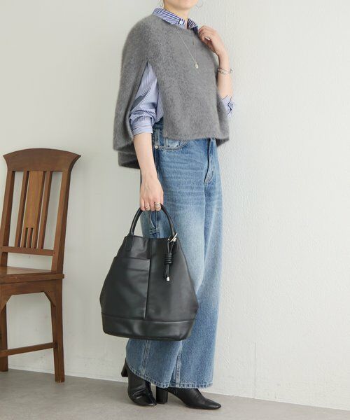 BEARDSLEY / ビアズリー トートバッグ | チャーム付きシュリンク2wayバッグ《本革》【A4対応】 | 詳細13
