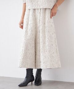 BEARDSLEY / ビアズリー その他パンツ | もこもこ花ジャガードキュロット《15 quinze》