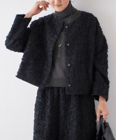 BEARDSLEY / ビアズリー シャツ・ブラウス | もこもこ花ジャガードプルオーバー《15 quinze》