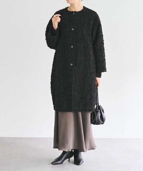 BEARDSLEY / ビアズリー その他アウター | もこもこ花ジャガードコート《15 quinze》 | 詳細22