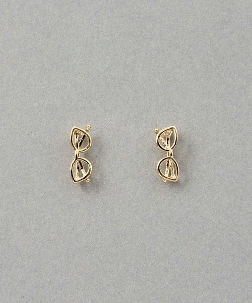 BEARDSLEY / ビアズリー ブレスレット・バングル | メガネモチーフピアス（ゴールド）