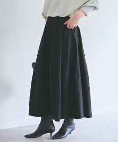 BEARDSLEY / ビアズリー ロング・マキシ丈スカート | ライトチノフレアスカート【セットアップ】