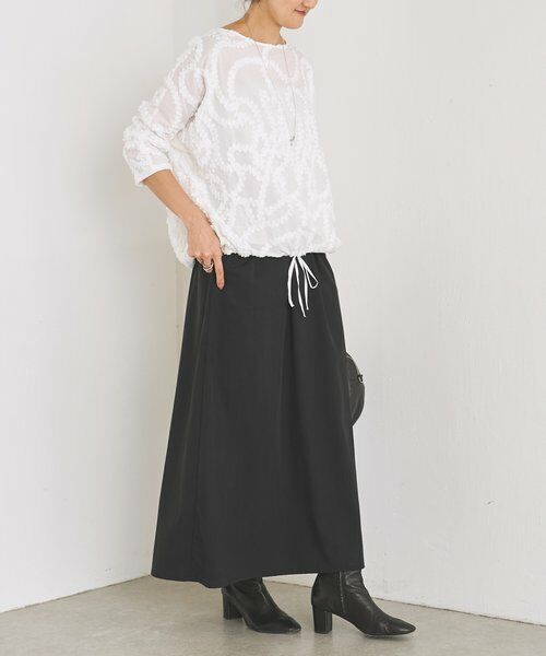 BEARDSLEY / ビアズリー ロング・マキシ丈スカート | ウエストリブスカート | 詳細15