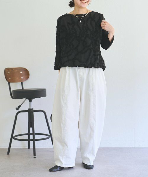 BEARDSLEY / ビアズリー シャツ・ブラウス | フリルシシュウシャツTシャツ | 詳細30