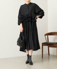 BEARDSLEY / ビアズリー ロング・マキシ丈ワンピース | 《8/15予約》プリーツシフォンワンピ《HiROMITHiSTLE》