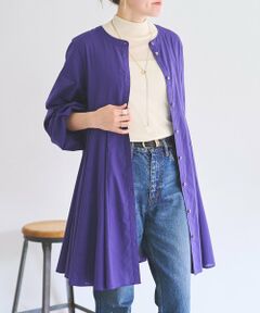 BEARDSLEY / ビアズリー シャツ・ブラウス | 《8/11(火)12:00予約開始》前後ギャザーチュニック