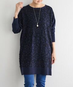 BEARDSLEY / ビアズリー ニット・セーター | 《7/17(金)12：00予約開始》星刺繍ニットチュニック