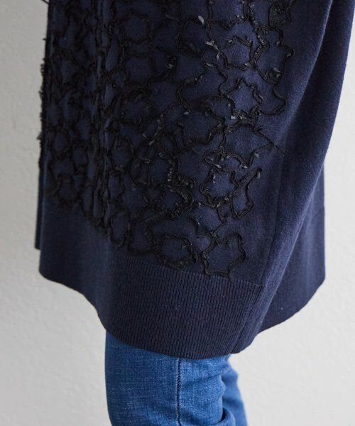 BEARDSLEY / ビアズリー ニット・セーター | 《7/17(金)12：00予約開始》星刺繍ニットチュニック | 詳細10
