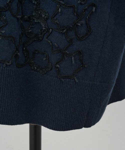 BEARDSLEY / ビアズリー ニット・セーター | 《7/17(金)12：00予約開始》星刺繍ニットチュニック | 詳細18