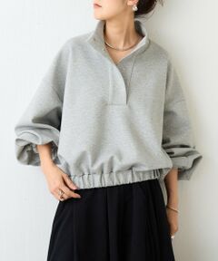 BEARDSLEY / ビアズリー カットソー | 《8/11(火)12:00予約開始》スタンドカラーダンボールプルオーバー