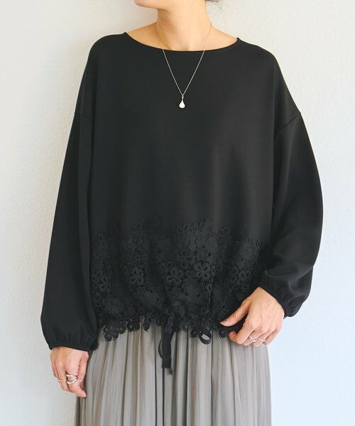 BEARDSLEY / ビアズリー カットソー | 《8/19(水)12:00予約開始》裾レースダンボールカットソー | 詳細26