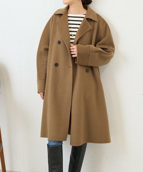BEARDSLEY / ビアズリー その他アウター | ロングリバーコート（キャメル）