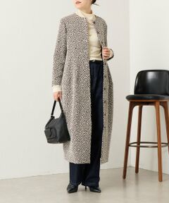 BEARDSLEY / ビアズリー その他アウター | 《8/15予約》レオパードジャガードコート《HiROMITHiSTLE》