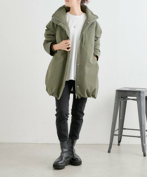 BEARDSLEY / ビアズリー その他アウター | 《8/19(水)12:00予約開始》リップルチェックミドルコート | 詳細11