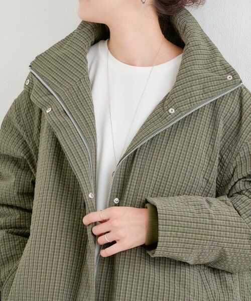 BEARDSLEY / ビアズリー その他アウター | 《8/19(水)12:00予約開始》リップルチェックミドルコート | 詳細17