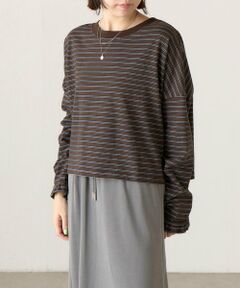 BEARDSLEY / ビアズリー カットソー | ボーダークロップロンTee《FRIPIER》