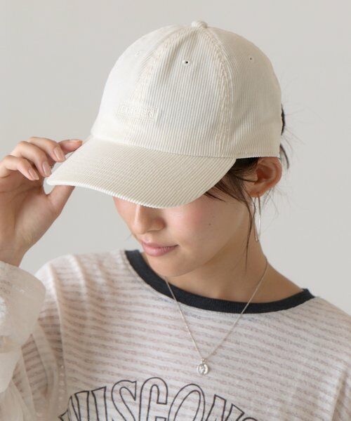 BEARDSLEY / ビアズリー キャップ | フリピエロゴキャップ《FRIPIER》（アイボリー）