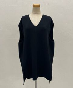 BEARDSLEY / ビアズリー カットソー | 《UMARMUNG》ダブルフェイスVネックベスト