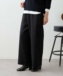 BEARDSLEY / ビアズリー ロング・マキシ丈スカート | カラーネップウエストリブパンツ