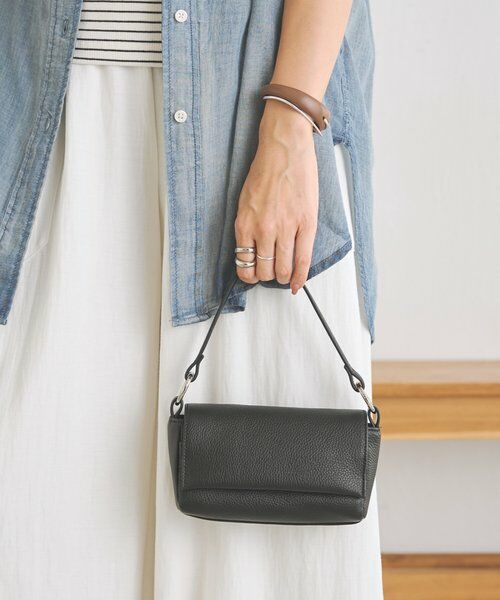 BEARDSLEY / ビアズリー トートバッグ | 2WAYミニボディバッグ《本革》（ブラック）