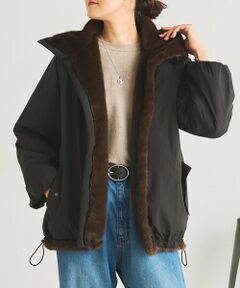 BEARDSLEY / ビアズリー ブルゾン | 《近日予約開始》ファーコンビタフタブルゾン
