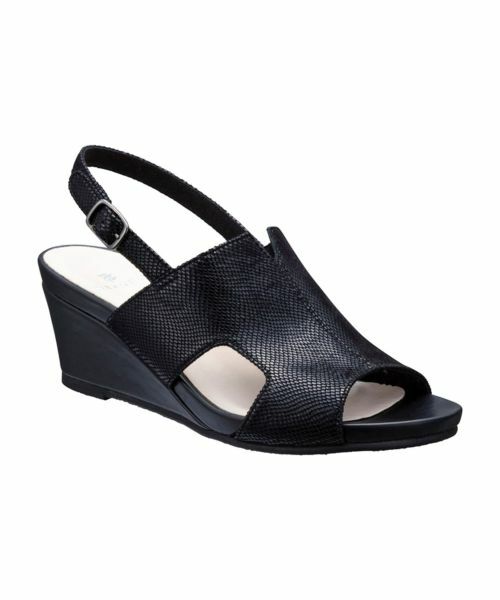 BEAUFIT / ビューフィット サンダル | ビューフィット A61Y ウエッジサンダル ブラック サンダル | 詳細1