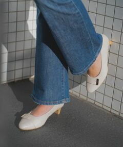 BEAUFIT / ビューフィット パンプス | BEAUFIT A14Y ラウンドトウデザインパンプス ライトベージュ パンプス