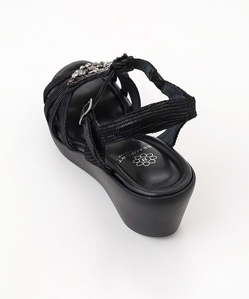 BeauFort / ビューフォート サンダル | 軽量スパンコールビジューサンダル | 詳細5