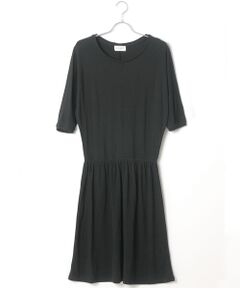 BEAUTY&YOUTH UNITED ARROWS / ビューティー&ユース ユナイテッドアローズ ミニ丈・ひざ丈ワンピース | BY ワイルドコットンドルマンスリーブワンピース