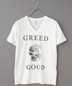 BEAUTY&YOUTH UNITED ARROWS / ビューティー&ユース ユナイテッドアローズ Tシャツ | BY GREED GOOD フォト VネックTシャツ