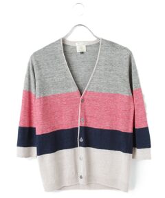 BEAUTY&YOUTH UNITED ARROWS / ビューティー&ユース ユナイテッドアローズ カーディガン・ボレロ | BY リネン パネル Vカーディガン