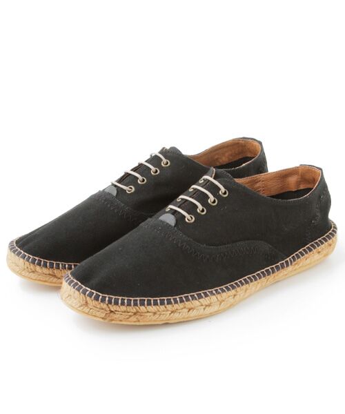 BEAUTY&YOUTH UNITED ARROWS / ビューティー&ユース ユナイテッドアローズ シューズ | ＜GAIMOforBY＞ CANVASOXFORD2/エスパドリーユ（ブラック）