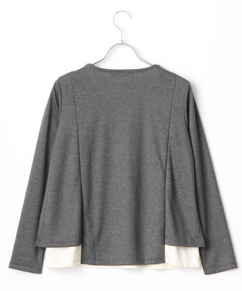 BEAUTY&YOUTH UNITED ARROWS / ビューティー&ユース ユナイテッドアローズ カットソー | BYSF カサネポンチ ロングスリーブカットソー | 詳細1