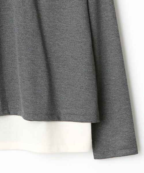 BEAUTY&YOUTH UNITED ARROWS / ビューティー&ユース ユナイテッドアローズ カットソー | BYSF カサネポンチ ロングスリーブカットソー | 詳細3