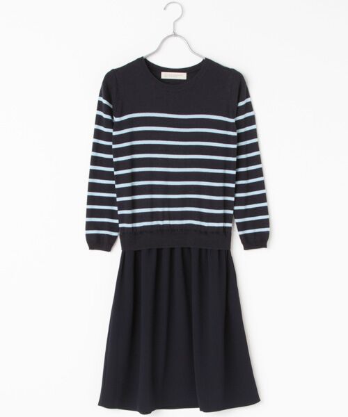 セール Bysf ボーダーニットコンビワンピース ミニ丈 ひざ丈ワンピース Beauty Youth United Arrows ビューティ ユース ユナイテッドアローズ ファッション通販 タカシマヤファッションスクエア