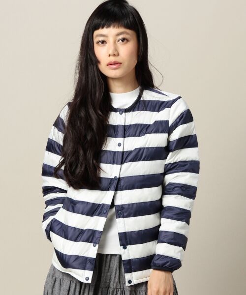 セール Bybc ボーダー インナーダウンジャケット ダウンジャケット ベスト Beauty Youth United Arrows ビューティ ユース ユナイテッドアローズ ファッション通販 タカシマヤファッションスクエア