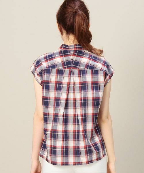 セール Bybc コットンリネンチェックタイブラウス シャツ ブラウス Beauty Youth United Arrows ビューティ ユース ユナイテッドアローズ ファッション通販 タカシマヤファッションスクエア