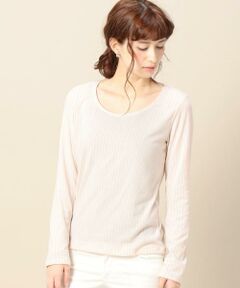 BEAUTY&YOUTH UNITED ARROWS / ビューティー&ユース ユナイテッドアローズ カットソー | BY ピンストライプ ラウンドネックロングスリーブ