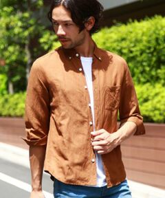 BEAUTY&YOUTH UNITED ARROWS / ビューティー&ユース ユナイテッドアローズ シャツ・ブラウス | 【WEB限定】by ∴ リネン バイオウォッシュ 7スリーブシャツ